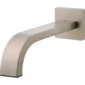 Wiesbaden Rombo baduitloop vierkant 30 cm 1/2'' geborsteld staal