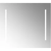 Plieger spiegel 90x60cm met geïntegreerde LED verlichting 2x verticaal
