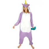 Coolstuff Paarse Unicorn Onesie 164cm
