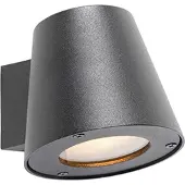 QAZQA Moderne buitenwandlamp zwart IP44 - Skittle