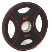 Muscle Power PU 4-Grip Halterschijf - 50 mm - 5 kg