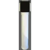 Etsero Roll-up closetrollen dispenser 13.7x77x13.5cm v. maximaal 6 rollen zwart