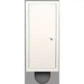 Etsero Brush-up inbouw toiletborstel wit