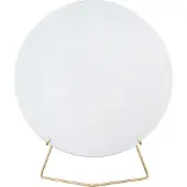MOEBE Vloerspiegel Ø20 cm Brass