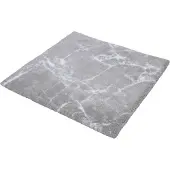 Kleine wolke Como badmat 60x60x1 cm, zilvergrijs