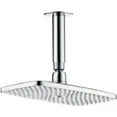 Hansgrohe Raindance E Douchekop waterbesparend met rozet met antikalkbehandeling Chroom glans 27383000