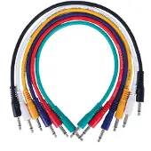 Devine PATCH3535-RB-80cm patchkabel mono 3.5 mm 6-pack 80 cm
