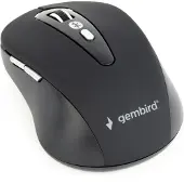 Gembird draadloze Bluetooth muis met 6 knoppen - 800-1600 DPI / zwart