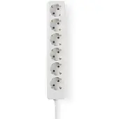 Nedis Stekkerdoos met randaarde, 16 A, 6-wegs, 1.5m
