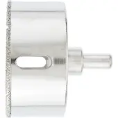 Graphite Diamantboorkop voor steengoed, 67 mm