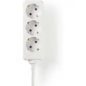 Nedis Stekkerdoos 3-voudig | | 3 meter (Wit)