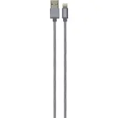 Grixx laadkabel USB-A naar Lightning 1 m MFi laden en data space grey