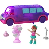 Polly Pocket Pollyville Party Limo - Speelset voor Feestplezier met Polly en Vrienden - Perfect Voor Creatieve Kinderen!