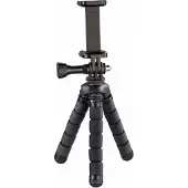 Hama Ministatief Flex voor smartphone en GoPro, 14cm, zwart