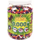 Hama Strijkkralen Ton met 9000 Stuks Primair