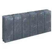 Gardenlux 5 stuks! Blokjesband zwart 8x25x50 cm