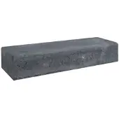 Gardenlux 3 stuks! Betonbiels zwart 12x20x60 cm