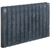 Gardenlux 5 stuks! Mini palissadeband zwart 6x40x50 cm