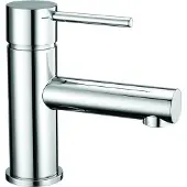 Sub Kiruna Evo wastafelkraan met gladde body, chroom