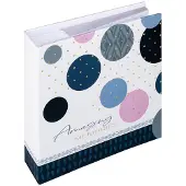 Walther design ME-485-L Amazing Memories - Memo insteekalbum - Formaat 20 x 20 cm - 200 foto's 9 x 13 cm - Blauw