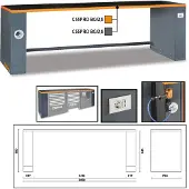 Beta 2.8-m-lange werkbank, voor werkplaatscombinaties C55PRO BO/2,8 - 055000271