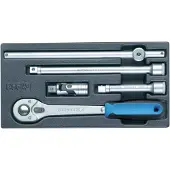 Gedore 1500 ES-1993 T 6626740 Accessoires voor dopsleutels 12.5 mm 1/2 inch Aandrijving 1/2 (12,5 mm) 310 mm 1 stuk(s)