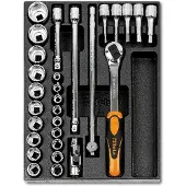 Beta Harde voorgevormde inzetbakken met assortiment gereedschap T82 - 024240082