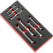 Facom module 7 ratelringsleutels 12-kant 6 tot 19 mm - MODM.64J7