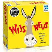 MEGABLEU Wijsneus - Het Grappige Quizspel voor de Hele Familie - Bordspel Vanaf 12 Jaar - 2-6 Spelers - Gezelschapsspel met Hints