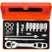 Bahco 1/4" dopsleutelset koeltechniek | R6725ZK