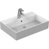 Ideal standard Strada wastafel 60x42cm met overloop met 1 kraangat wit