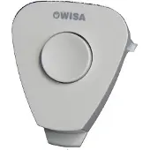 Wisa Serie 500 druktoets voor reservoir 500 nieuw model Wit