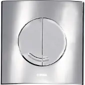 Wisa Argos afdekplaat met dualflush Chroom