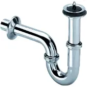 Viega plugbuissifon met muurbuis 5/4 met rozet chroom 111298