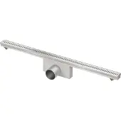 Van den berg Perfect Line douchegoot 700x35 mm met rooster RVS
