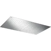 Hotbath Hoofddouche mate inbouw 50x90 cm geborsteld nikkel
