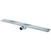 Van den berg afvoergoot 90cm met flens zijafvoer 50 mm RVS