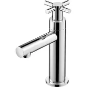 Hotbath Dude P001 Fonteinkraan Met Kruisgreep Chroom - Messing - Kranen, Fonteinkranen, Opbouw Fonteinkranen - 8719638615877