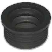 De beer rubber manchet 5x3 cm, metaal