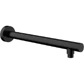 Mueller Black ronde douchearm 45cm zwart
