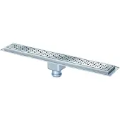 Van den berg afvoergoot 70cm met flens onderafvoer 50 mm RVS