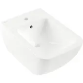 Villeroy & Boch Venticello wandbidet 37x56 cm. 1xkraangat m/overloop c+ Wit