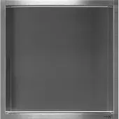 Looox BoX nis - 30x30x10cm - inbouw - rvs geborsteld box-30-10