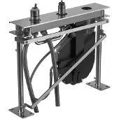 Hansa Compact basisgarnituur 3-gats badrandcomb. met vloersteun