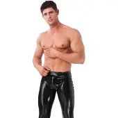 Rimba - Latex Heren Broek - Zwart S