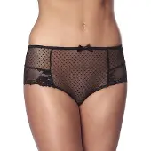 Rimba Slip met Open Achterkant Zwart