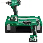 HiKOKI KC12DAWAZ | Accu slagschroevendraaier en boor-schroefmachine 12V | Incl. accu's en lader | in koffer - KC12DAWAZ