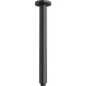 Blinq Wera douchearm plafond 30 cm. rond mat zwart