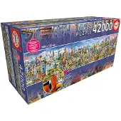 Educa -Grote Legpuzzel - 42000 stukjes - De wereld Rond