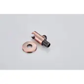 Saniclear Copper wand aansluitbocht geborsteld koper